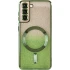 Чохол з блискітками, захисними лінзами на камеру та MagSafe на Samsung Galaxy S21 – Зелений / Green. Фото 5 з 11