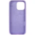 Чохол з закритим низом Silicone Case на Apple iPhone 16 Pro – Бузковий / Lilac. Фото 8 з 19