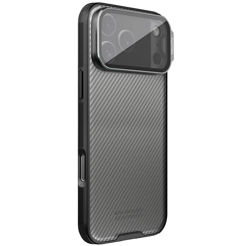 Карбонова накладка Nillkin Camshield Prop для Apple iPhone 17 Pro (6.3") – Transparent black. Фото 7 з 7