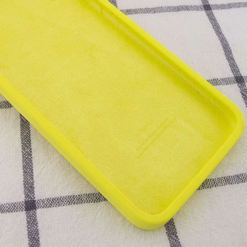 Чохол Silicone Case Square з захистом камери на Apple iPhone 11 Pro Max (6.5") – Жовтий / Bright Yellow. Фото 3 з 3