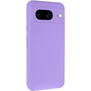 Чехол Silicone Case Lakshmi Premium з закритою камерою на Google Pixel 8a — Сиреневый / Dasheen