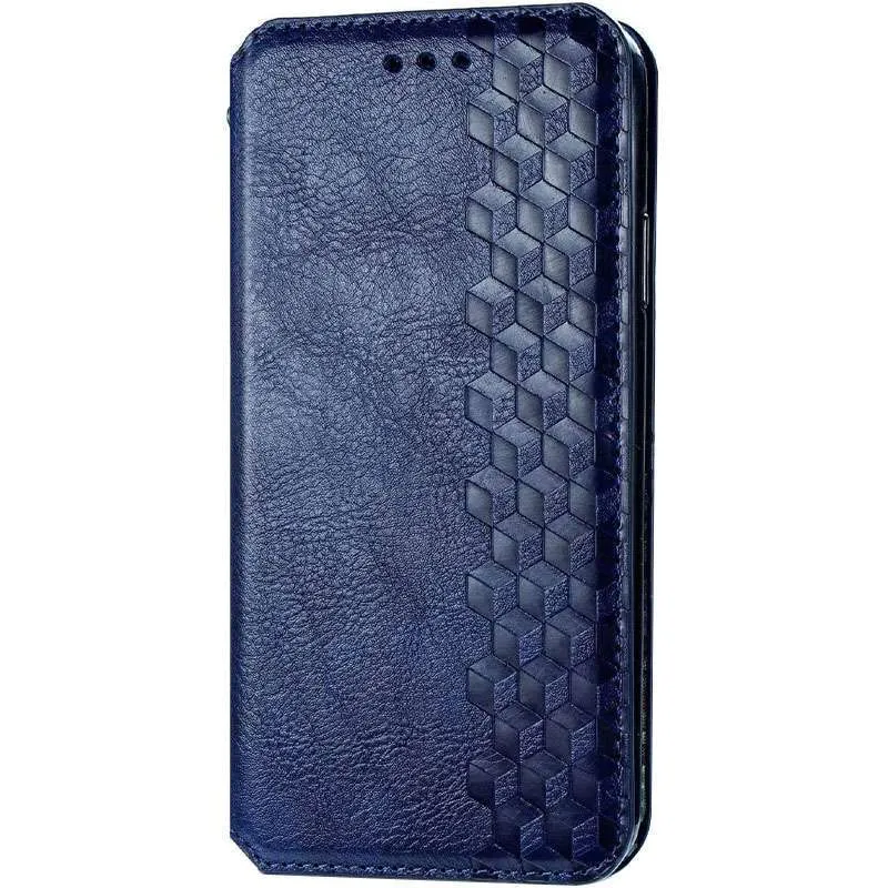 Чохол книжка GETMAN Cubic для Samsung Galaxy A21s – Синій. Фото 1 з 7