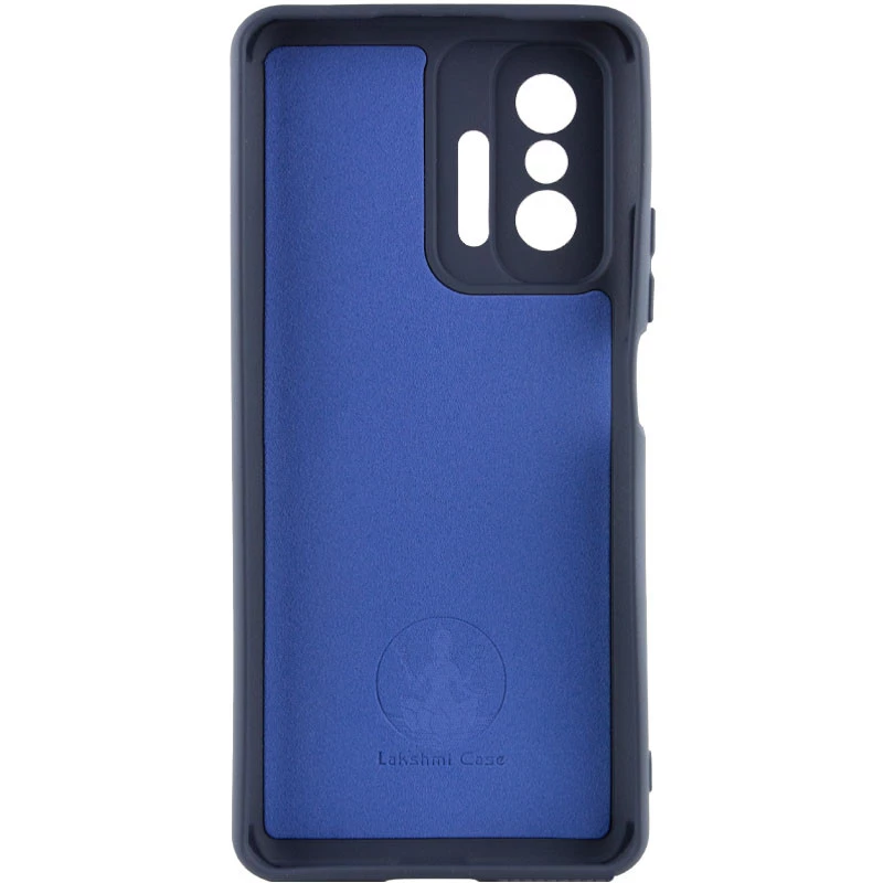 Чехол Silicone Case Lakshmi Plus с закрытой камерой для Xiaomi 11T / 11T Pro – Синий / Midnight Blue. Фото 2 из 4