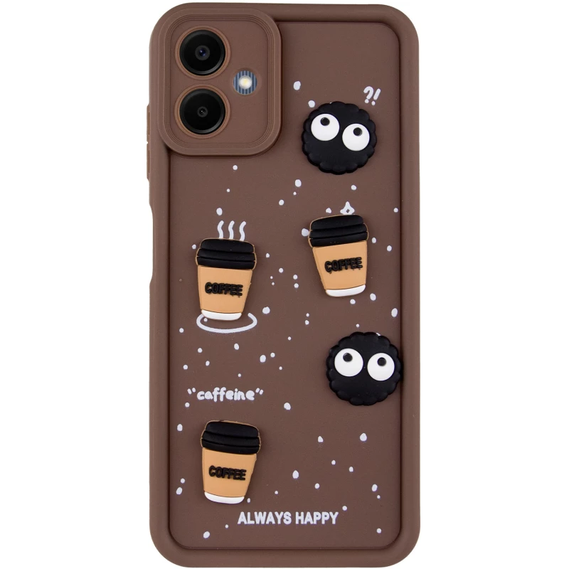 Чохол TPU Toys Case для Samsung Galaxy A06 – Brown / Always Happy. Фото 3 з 9