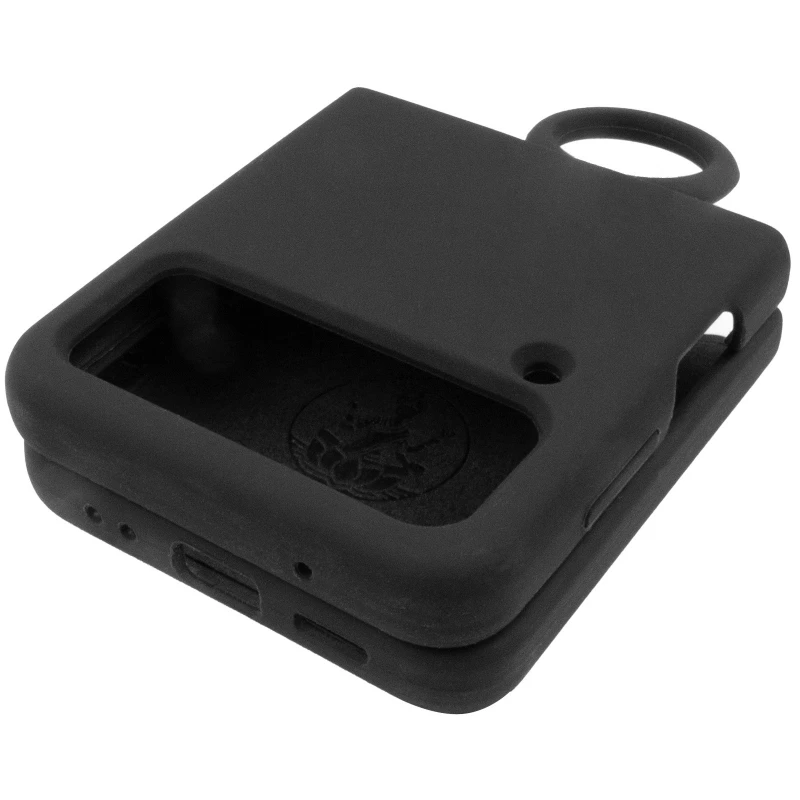 Чохол Foldables Silicone Cover Lakshmi (AAA) для Samsung Galaxy Z Flip4 – Чорний / Black. Фото 6 з 6