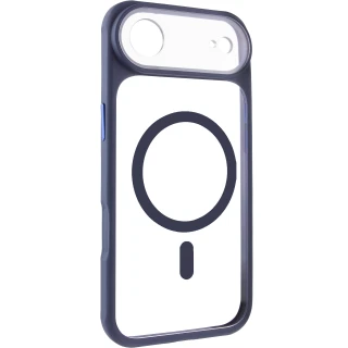 Чехол TPU+PC GETMAN Moon Clear with MagSafe для Apple iPhone 17 Air (6.5") — Blue
