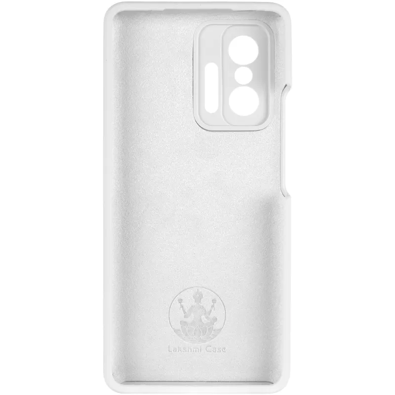 Чохол Silicone Case Lakshmi Premium із закритою камерою для Xiaomi 11T / 11T Pro – Білий / White. Фото 4 з 6