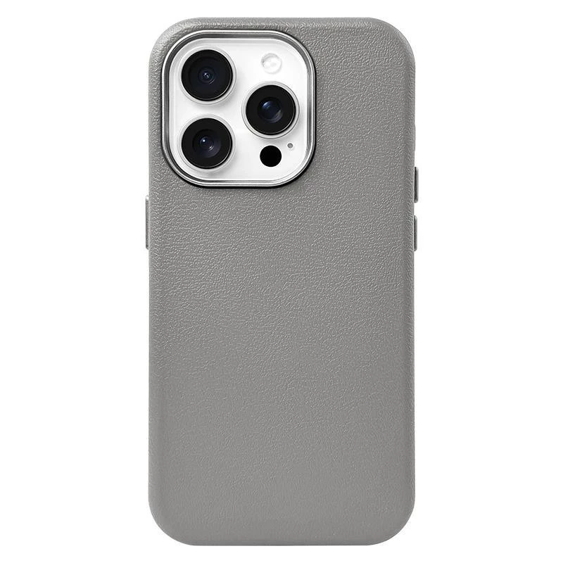 Шкіряний чохол Prestige Leather Guard для Samsung Galaxy S25+ – Titanium Gray. Фото 1 з 2