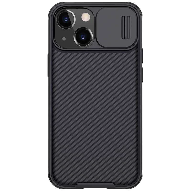 

Карбована накладка Nillkin зі шторкою для камери на Apple iPhone 14 Plus (6.7") (Чорний / Black)
