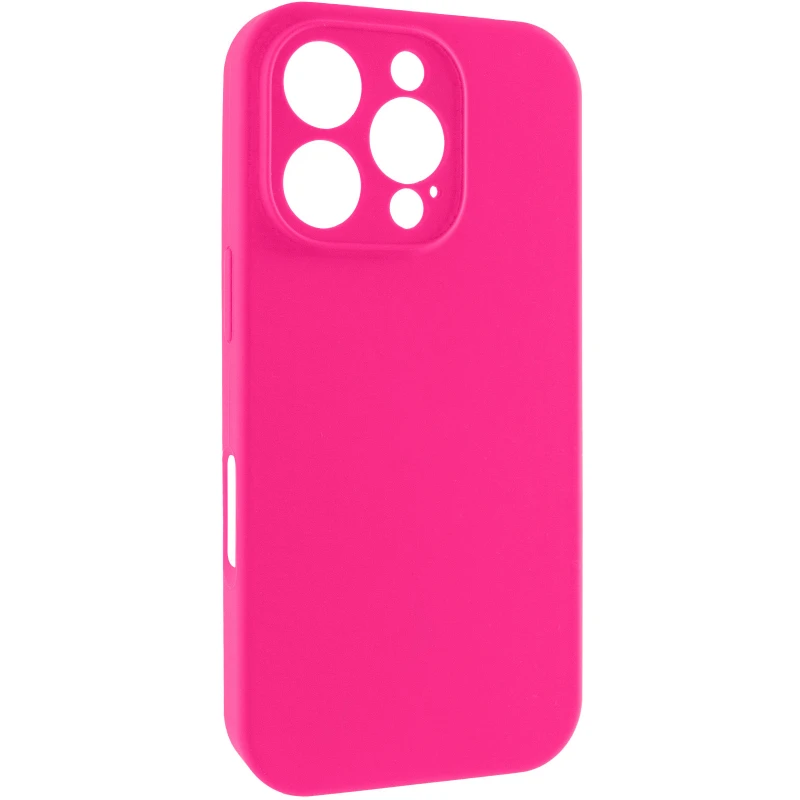 Чохол Silk Full Camera Protective (AA) NO LOGO для Apple iPhone 16 Pro – Рожевий / Barbie pink. Фото 1 з 7