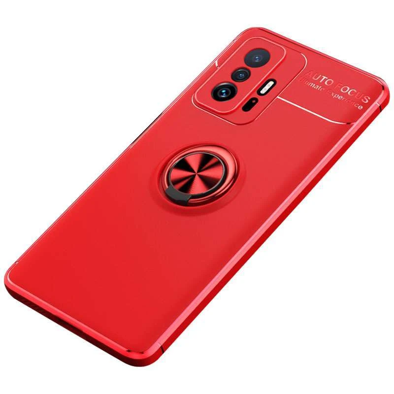 

Чохол Deen ColorRing з кільцем на Xiaomi 11T / 11T Pro (Червоний / Червоний)