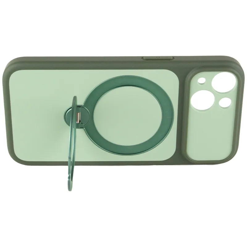 Чехол Ummi Full Camera with Magnetic Fit HQ Ring для Apple iPhone 13 (6.1") – Green. Фото 6 из 8