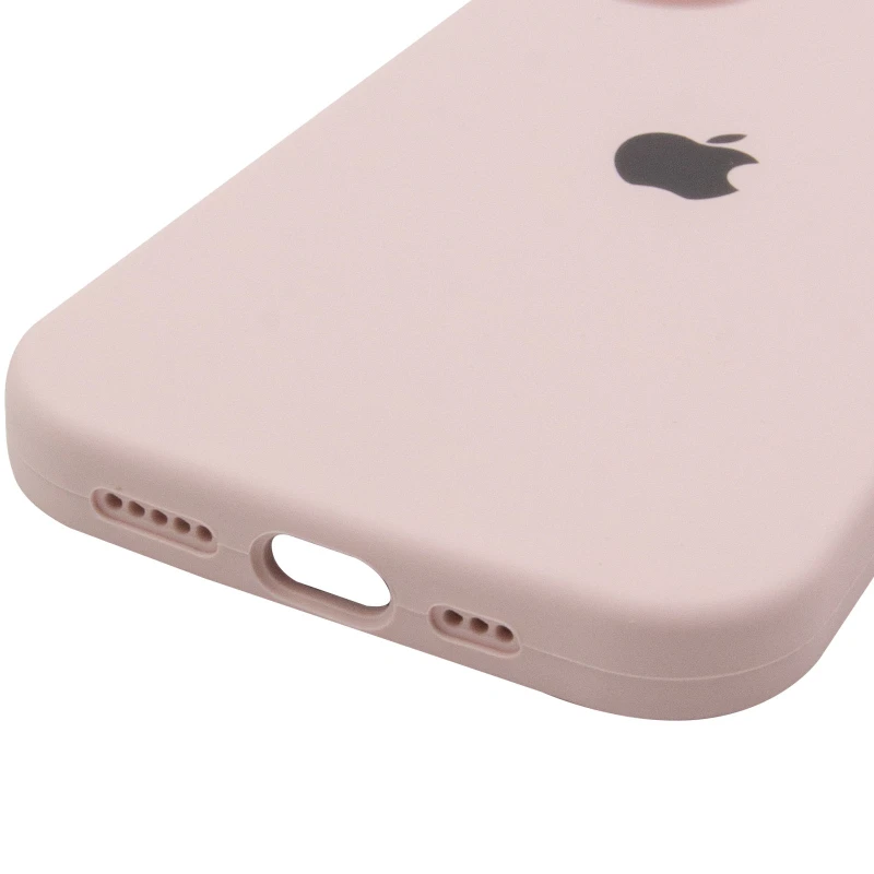 Чехол Silicone Case с закрытым низом для Apple iPhone 16 Plus – Розовый / Chalk Pink. Фото 6 из 6