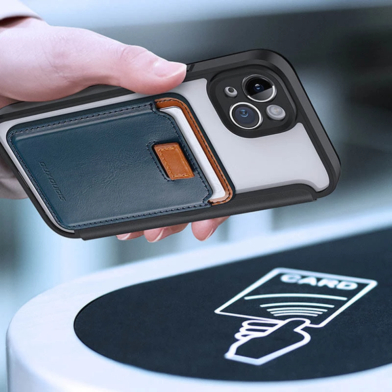 Чохол книжка Dux Ducis з MagSafe на Apple iPhone 14 (6.1") – Black. Фото 4 з 6