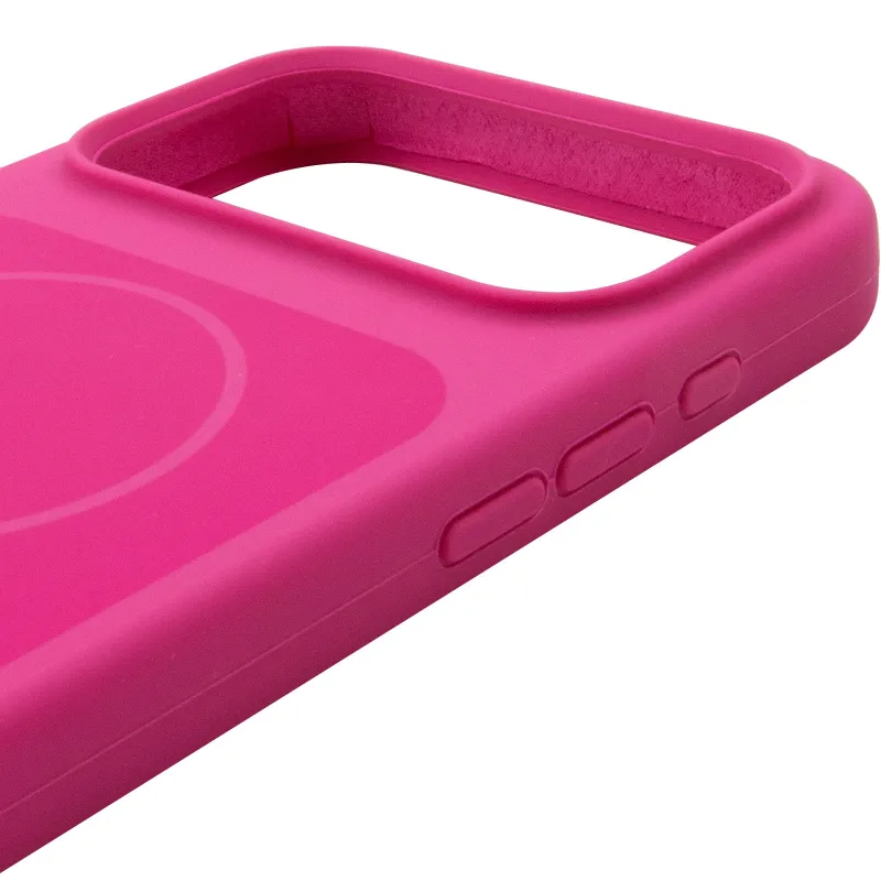 Чохол Silk Duo Color (AA) NO LOGO with Magnetic Fit для Apple iPhone 18 Pro Max – Dragon Fruit. Фото 4 з 5
