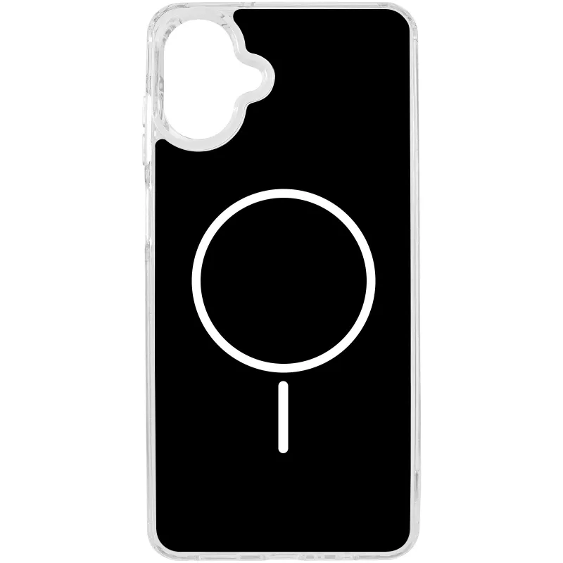 Чехол TPU+PC Nami with MagSafe для Samsung Galaxy A07 – Black. Фото 5 из 8