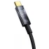 Дата кабель Baseus Explorer with Auto Shutdown Type-C to Type-C 100W (1m) (P103197031) – Cluster Black. Фото 3 з 7