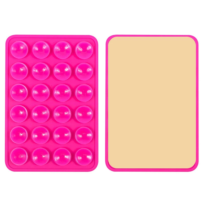 Держатель-присоска для телефона Sticker Side Silicone 3М 80*55 мм – Barbie Pink. Фото 2 из 2
