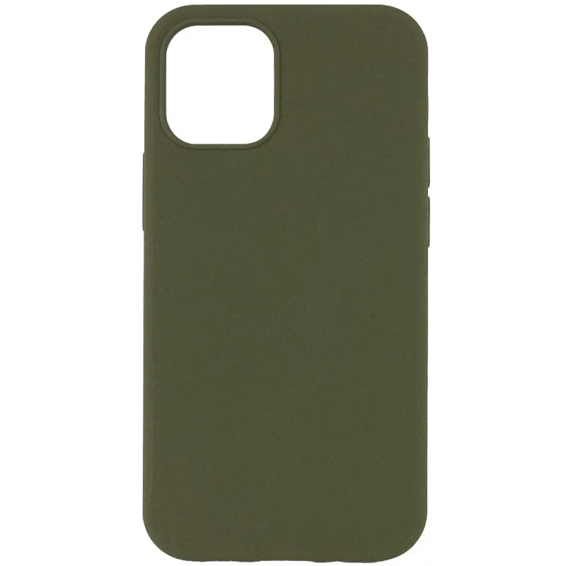 Чохол Silk Full Protective (AA) NO LOGO для Apple iPhone 13 Pro Max (6.7") – Зелений / Dark Olive. Фото 1 з 9
