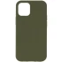 Чохол з закритим низом Silicone Case на Apple iPhone 13 Pro Max (6.7") – Зелений / Dark Olive. Фото 1 з 9