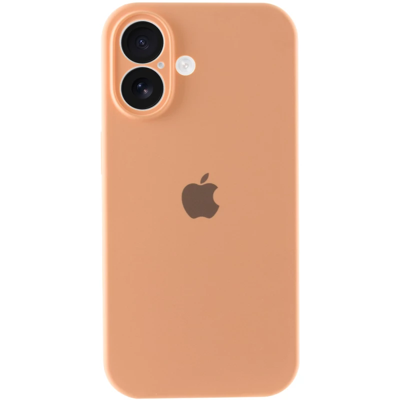 Чохол Silicone Case з захистом камери на Apple iPhone 16 Plus – Помаранчевий / Cantaloupe. Фото 5 з 7