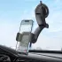 Автодержатель Hoco CA118 Delicate press type (center console) – Space Black. Фото 6 из 7