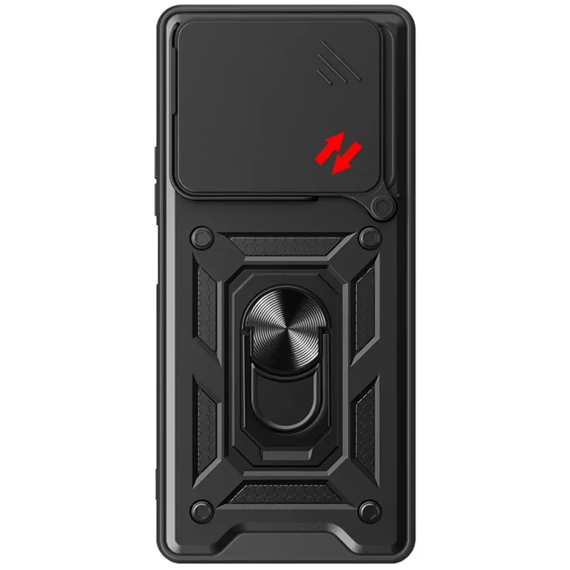 Ударопрочный чехол Serge Ring с защитой камеры для Xiaomi Redmi 15 (EU) – Черный. Фото 10 из 10