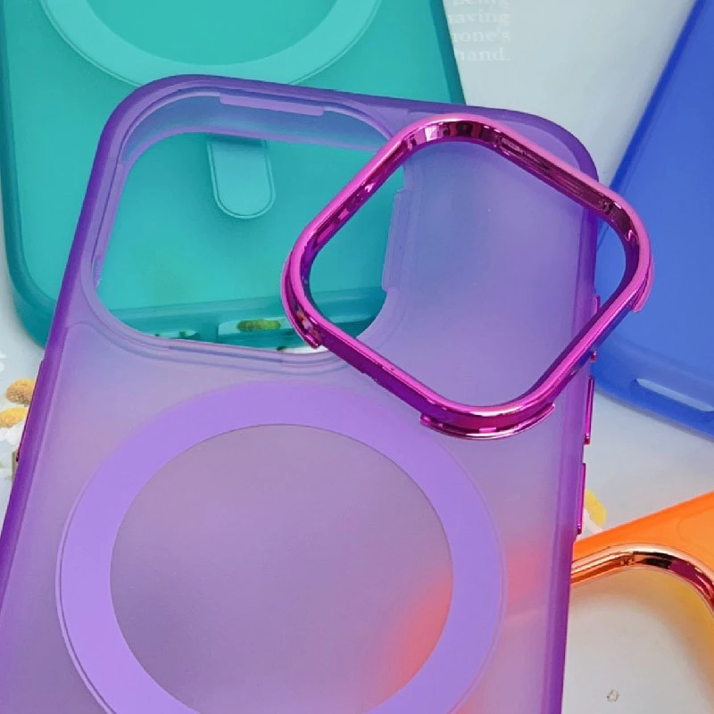 Кольоровий TPU+PC з MagSafe на Apple iPhone 12 Pro Max (6.7") фото 4 з 5