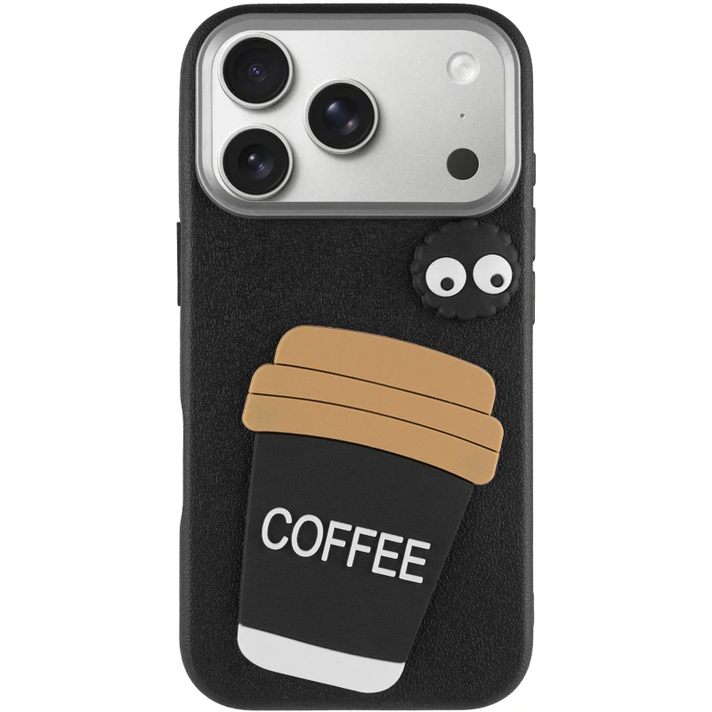 Чохол Labubu Toys для Apple iPhone 17 Pro (6.3") – Coffee / Black. Фото 3 з 6