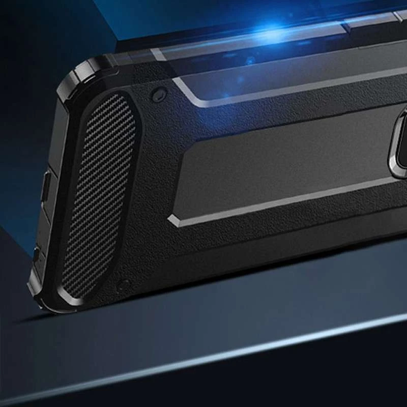 Противоударный чехол с усиленными углами Immortal для Xiaomi Redmi Note 9s / Note 9 Pro / Note 9 Pro Max – Черный. Фото 7 из 8