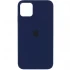 Чохол Silicone Case з закритим низом на Apple iPhone 13 (6.1") – Синій / Deep navy. Фото 1 з 1