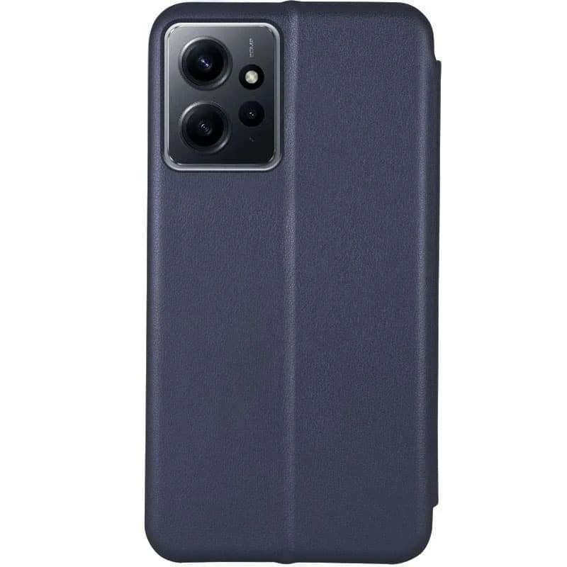 Чохол-книжка класичний на Xiaomi Redmi Note 12 4G – Темно-синій. Фото 2 з 3