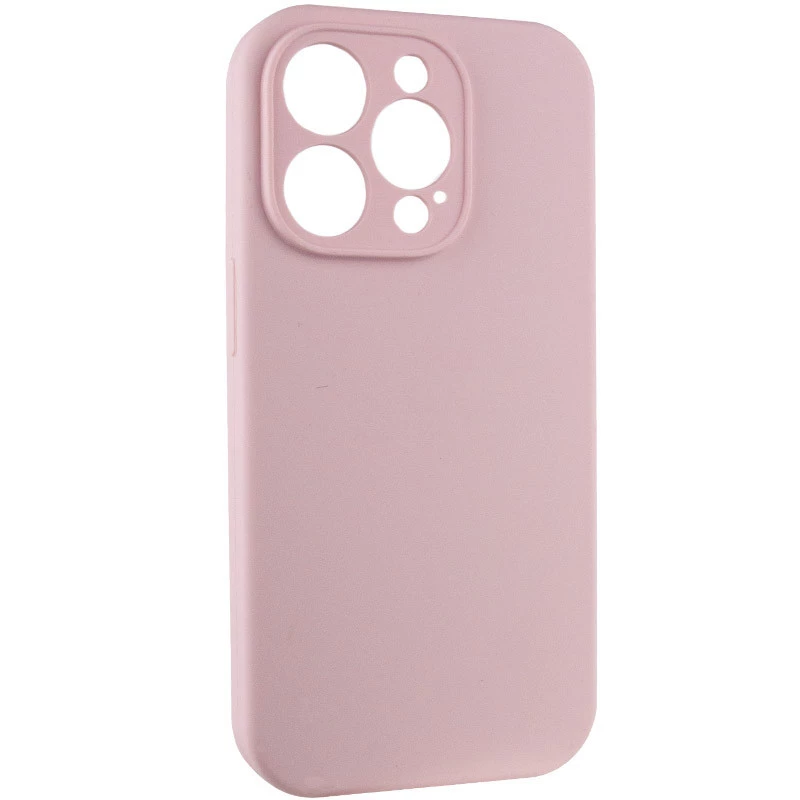 Чехол с закрытым низом Silicone Case для Apple iPhone 16 Pro Max – Розовый / Chalk Pink. Фото 4 из 15