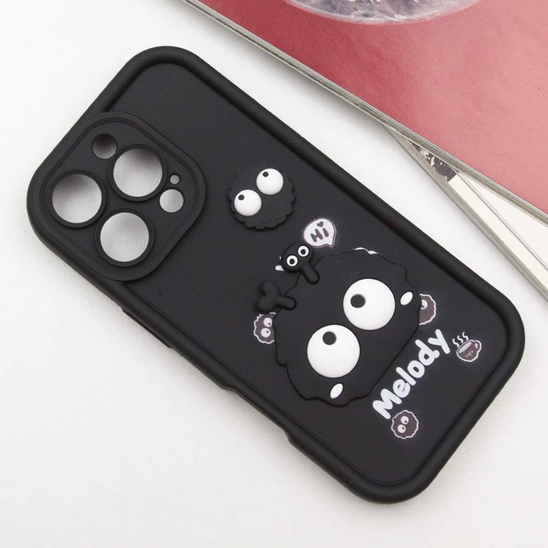 Чехол TPU Toys Case для Apple iPhone 16 Pro Max – Black / Melody. Фото 3 из 8