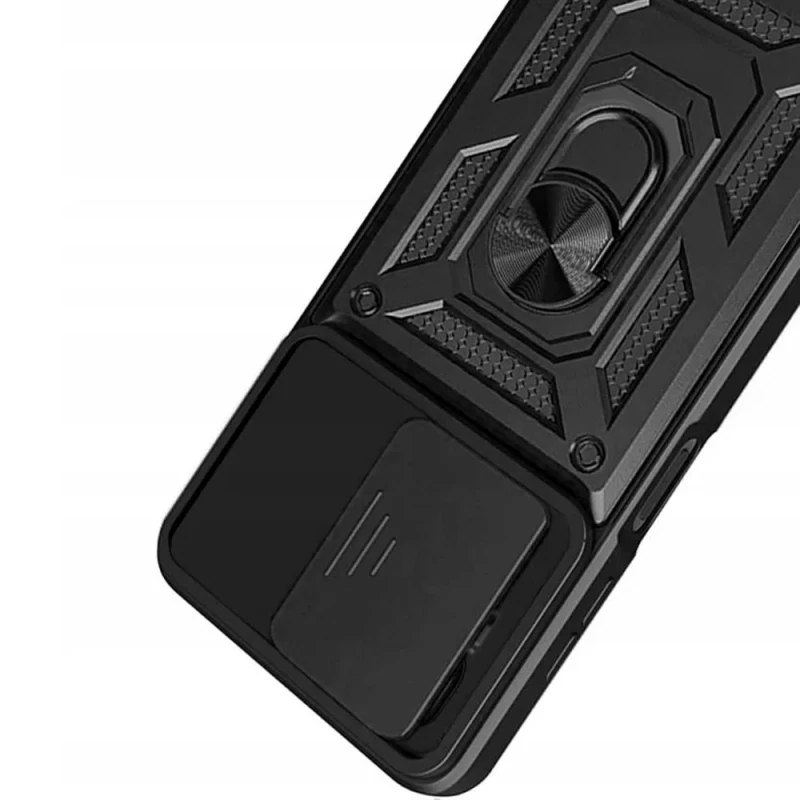 Протиударний чохол Serge Ring з захистом камери на Realme GT 7 – Чорний. Фото 4 з 4