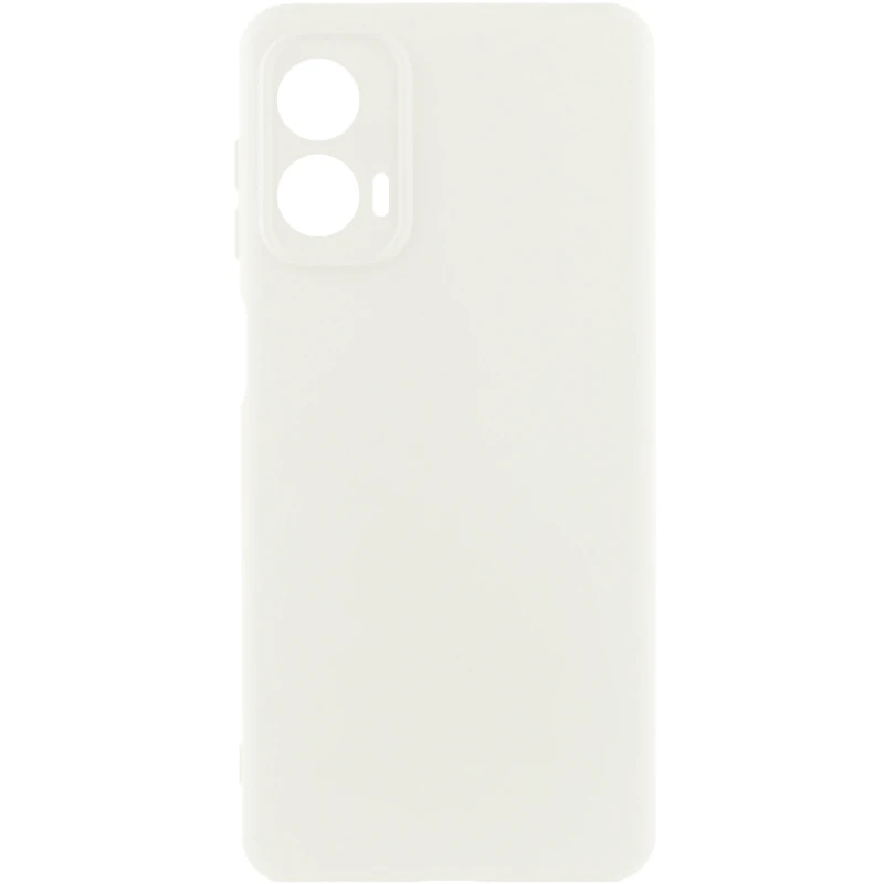 Чохол Silicone Cover Ummi Lakshmi Full Camera (AA) для Motorola Moto G24 – Білий / White. Фото 1 з 1