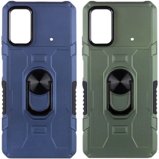 Противоударный чехол Military с подставкой-кольцом для Xiaomi Poco X4 Pro 5G фото 1 из 2