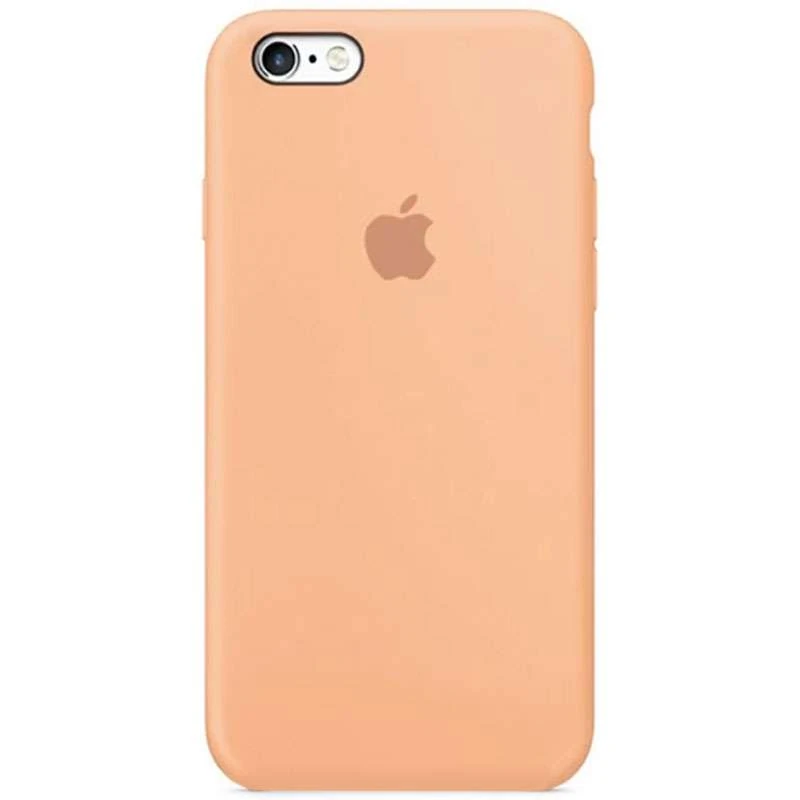 

Чехол Silicone Case с закрытым низом для Apple iPhone 6/6s (4.7") (Оранжевый / Cantaloupe), Помаранчевий / cantaloupe