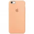 Чехол Silicone Case с закрытым низом для Apple iPhone 6/6s (4.7") – Оранжевый / Cantaloupe. Фото 1 из 1