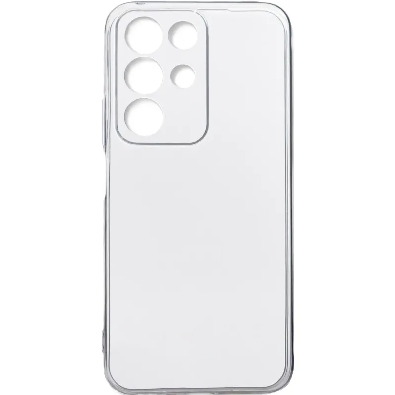 Ультратонкий силиконовый чехол 1,5 мм с защитой камеры для Realme C85 – Бесцветный (прозрачный). Фото 2 из 2