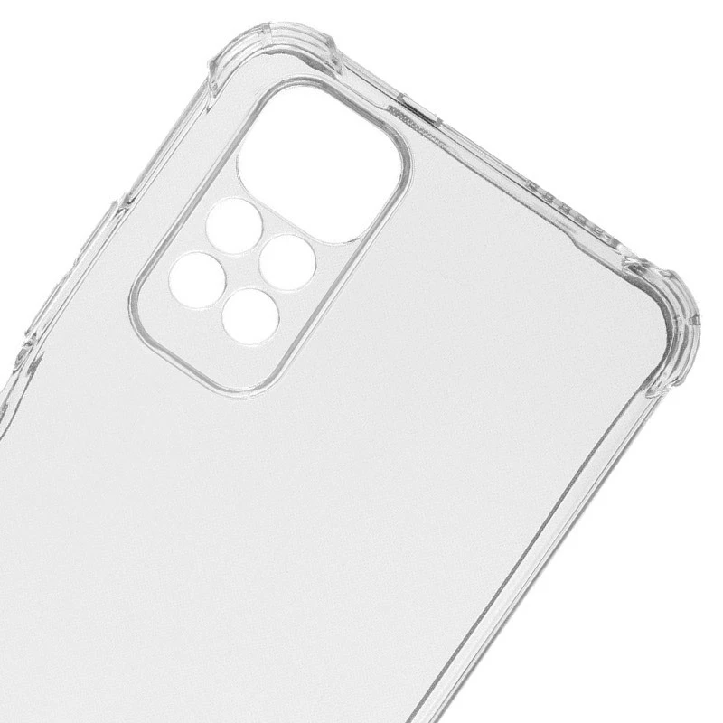 Ультратонкий силіконовий чохол GETMAN з критими бортами та камерою для Xiaomi Redmi Note 12 Pro 4G – Безбарвний (прозорий). Фото 2 з 5