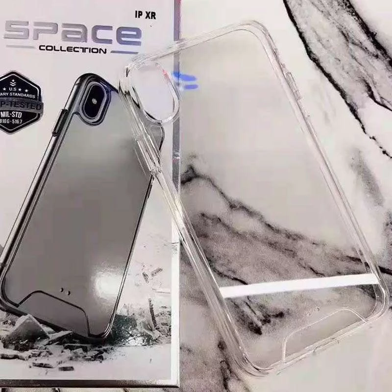 Силіконовий чохол Space Case на Apple iPhone XR (6.1") – Прозорий. Фото 4 з 5