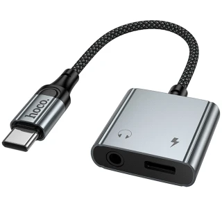 Переходник Hoco UPA34 Type-C to Type-C + 3.5mm фото 1 из 1