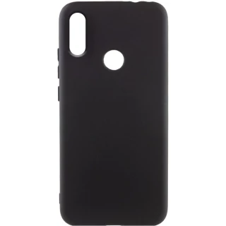 Цветной силиконовый чехол GETMAN для Huawei P Smart+ (nova 3i) — Черный / Black