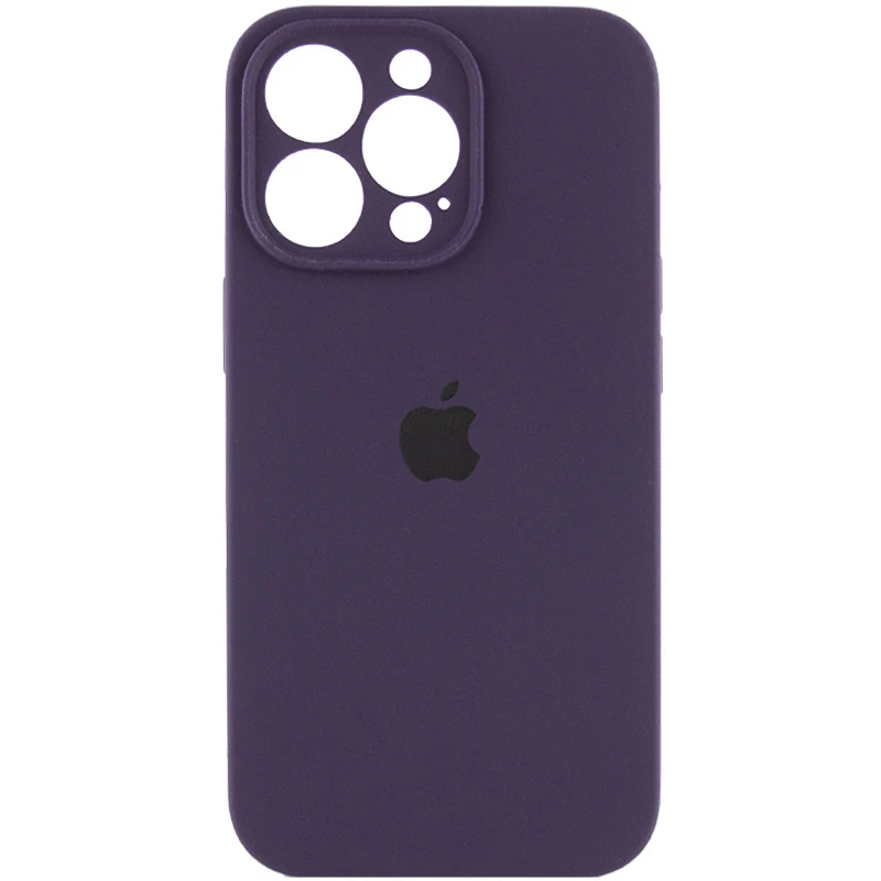 Чехол Silicone Case с защитой камеры для Apple iPhone 17 Pro (6.3") – Фиолетовый / Elderberry. Фото 1 из 1