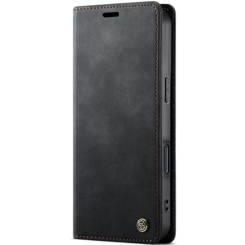 Кожаный чехол-книжка CaseMe Velvet Matte для Apple iPhone 17 Pro Max (6.9") – Black. Фото 1 из 5