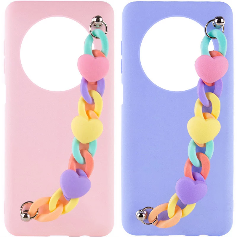 Чохол Heart з ланцюгом на Xiaomi Redmi A3 фото 1 з 2