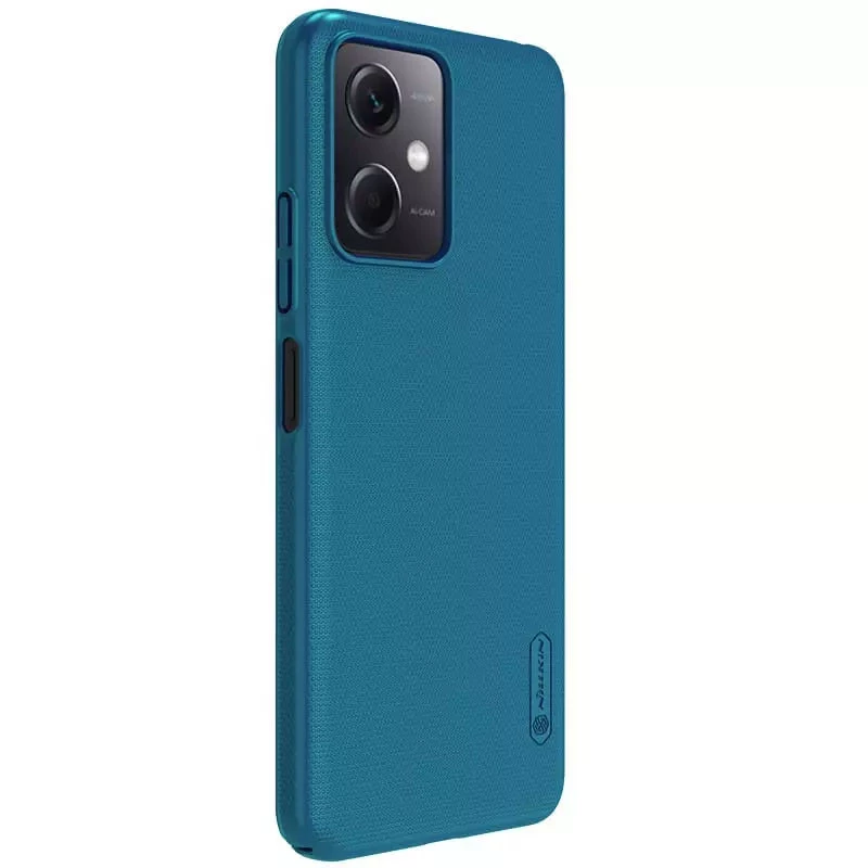Пластикова накладка Nillkin Frost на Xiaomi Redmi Note 12 5G – Бірюзовий / Peacock blue. Фото 3 з 5