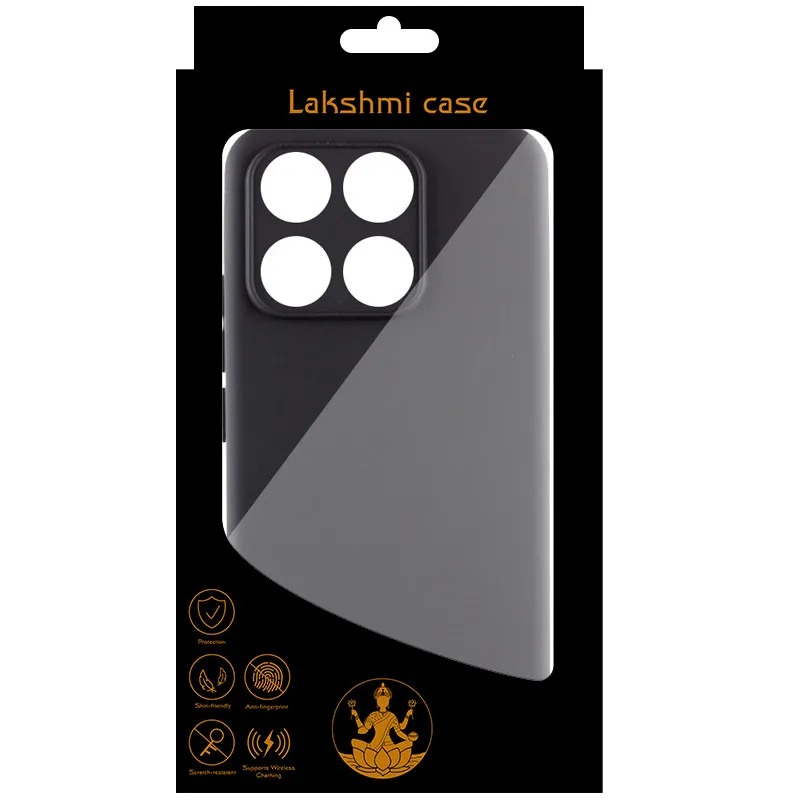 Чохол Silicone Case Lakshmi Premium із закритою камерою для Motorola Moto G17 Power – Чорний / Black. Фото 3 з 3