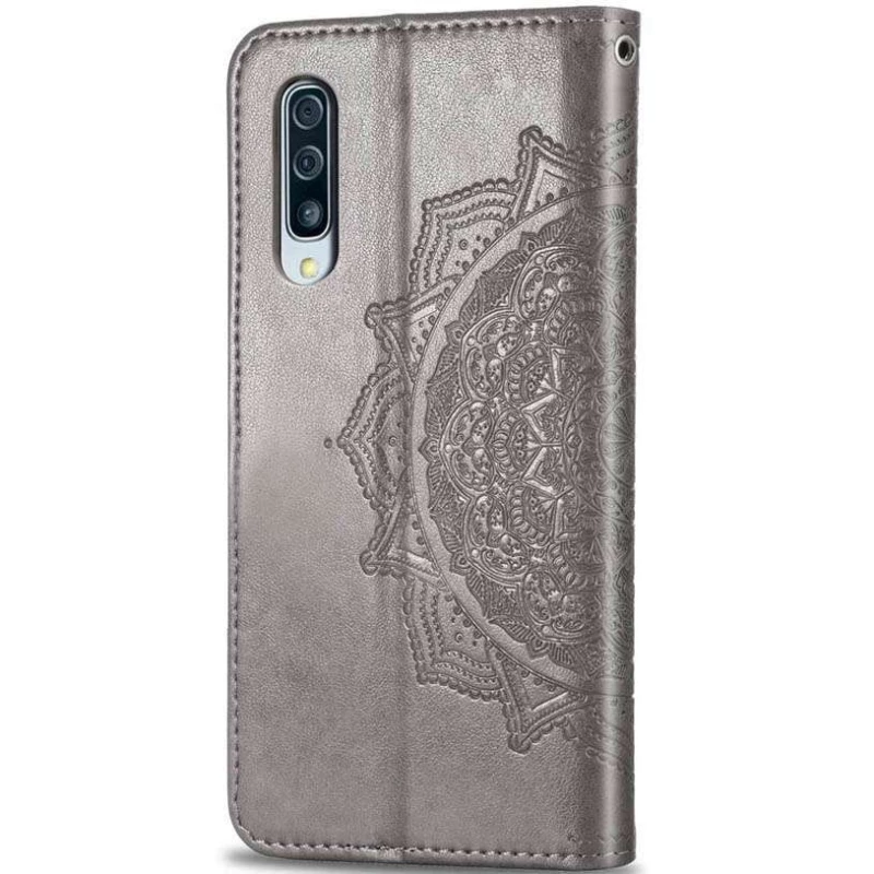 Шкіряний чохол-книжка Art Case з візитницею для Samsung Galaxy A50 (A505F) / A50s / A30s – Сірий. Фото 2 з 6
